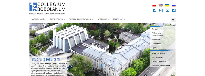 AKADEMIA KATOLICKA W WARSZAWIE - COLLEGIUM BOBOLANUM