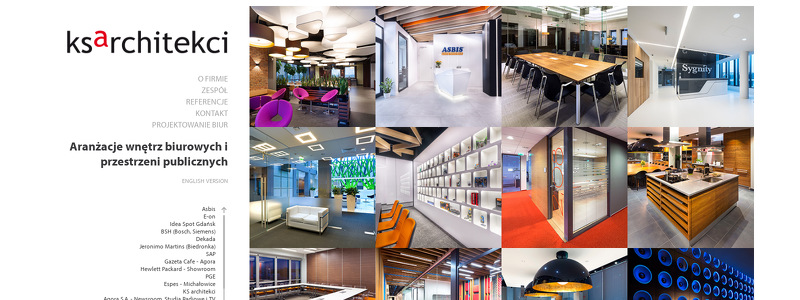 PROJEKTOWANIE WNĘTRZ BIUROWYCH - KSA ARCHITEKCI