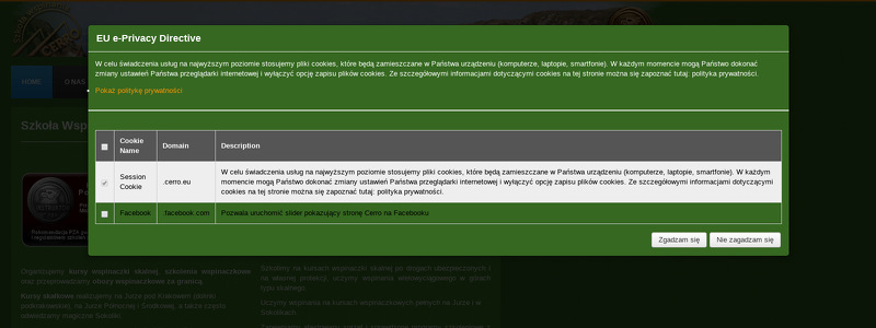  PAWEŁ MIELNIKOW - SZKOŁA WSPINANIA CERRO