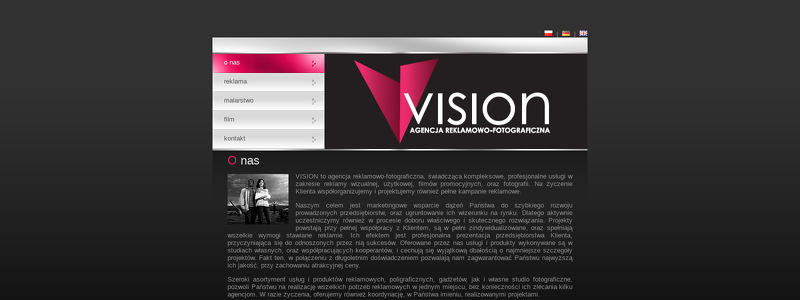 VISION AGENCJA REKLAMOWO FOTOGRAFICZNA SP Z O O