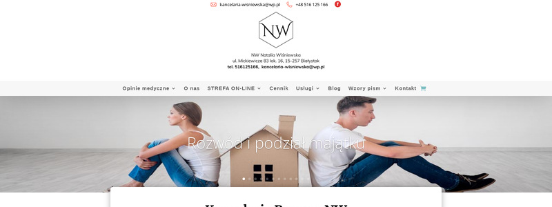 KANCELARIA ADWOKACKA ADWOKAT NATALIA WIŚNIEWSKA