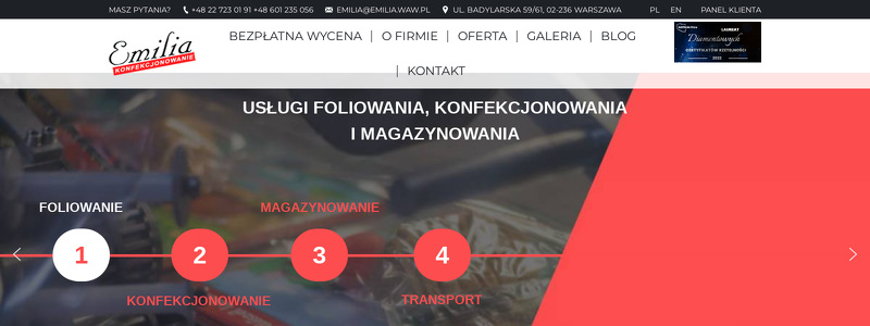 EMILIA SPÓŁKA Z OGRANICZONĄ ODPOWIEDZIALNOŚCIĄ SPÓŁKA KOMANDYTOWA