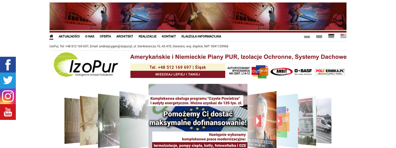 IZOPUR - EKOLOGICZNE IZOLACJE NATRYSKOWE