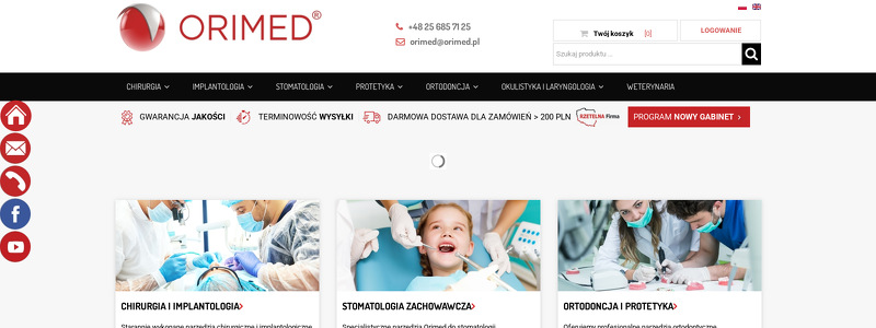 SKLEP STOMATOLOGICZNY ORIMED