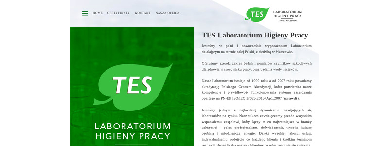 TES LABORATORIUM HIGIENY PRACY JANUSZ KUCZEWSKI