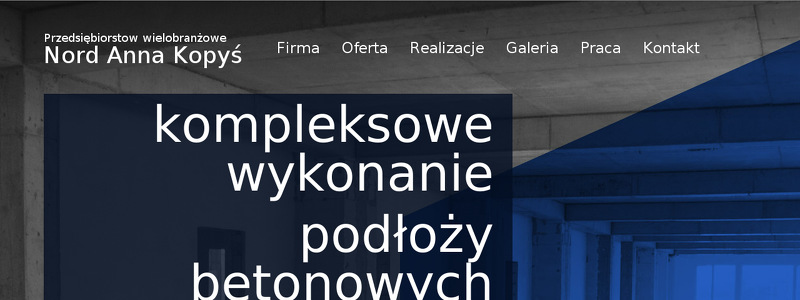 PRZEDSIĘBIORSTWO WIELOBRANŻOWE NORD ANNA KOPYŚ