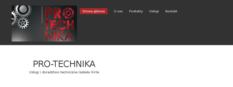 PRO - TECHNIKA USŁUGI I DORADZTWO TECHNICZNE IZABELA HIRTE