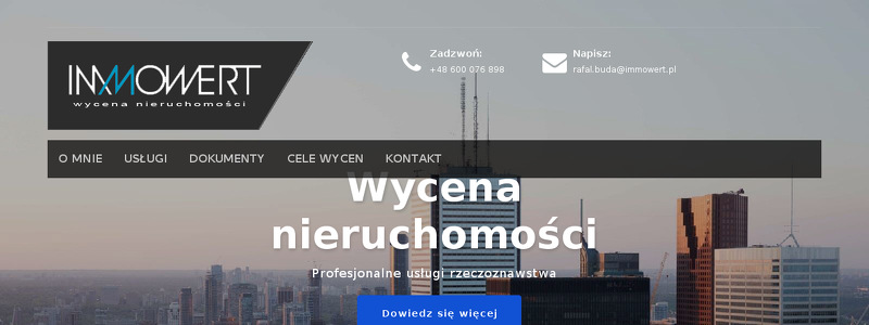 IMMOWERT WYCENA NIERUCHOMOŚCI RAFAŁ BUDA