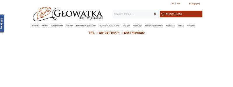 SKLEP WĘDKARSKI GŁOWATKA