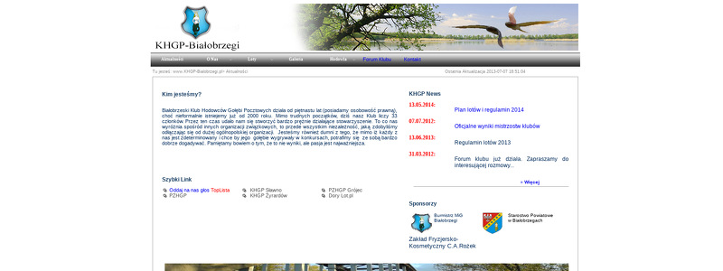 KLUB HODOWCÓW GOŁĘBI POCZTOWYCH