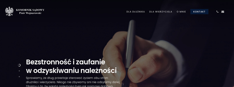 KOMORNIK SĄDOWY PIOTR WOJNAROWSKI