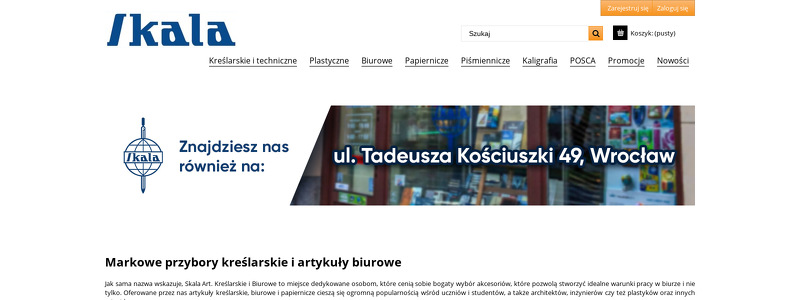 SKALA ART. KREŚLARSKIE I BIUROWE