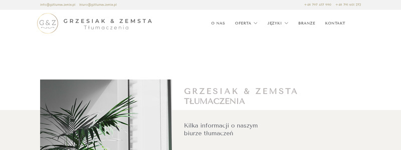 KAROLINA GRZESIAK KATARZYNA ZEMSTA TŁUMACZENIA