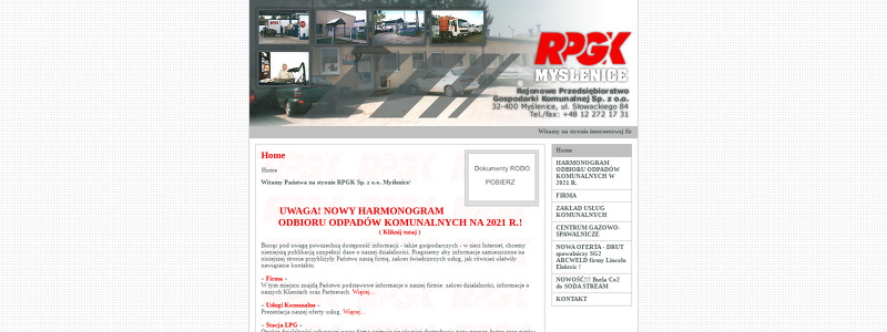 REJONOWE PRZEDSIĘBIORSTWO GOSPODARKI KOMUNALNEJ SP Z O O