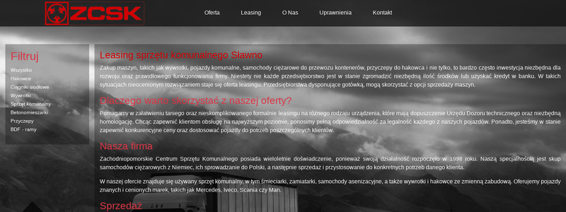 MAREK KARPIŃSKI ZACHODNIOPOMORSKIE CENTRUM SPRZĘTU KOMUNALNEGO