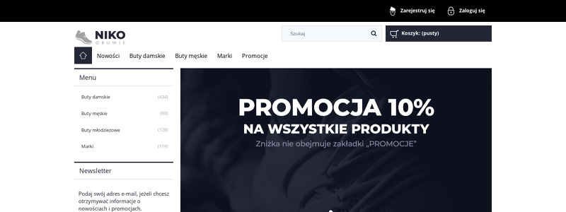 SKLEP OBUWNICZY NIKO