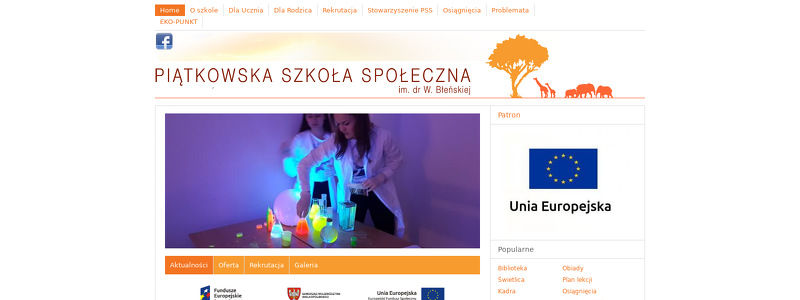 STOWARZYSZENIE PIĄTKOWSKA SZKOŁA SPOŁECZNA