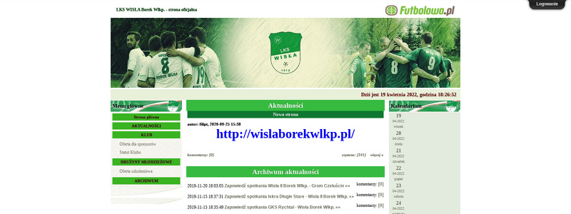 LUDOWY KLUB SPORTOWY WISŁA BOREK WIELKOPOLSKI