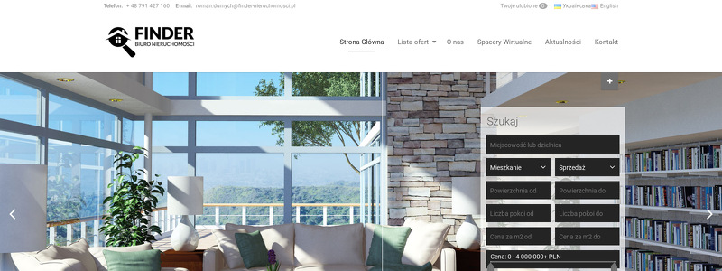 FINDER NIERUCHOMOŚCI ROMAN DUMYCH